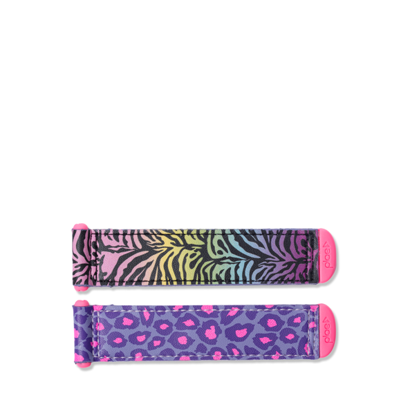 Tabs (2 Pack) – Cheetah Zebra – Pink Multi