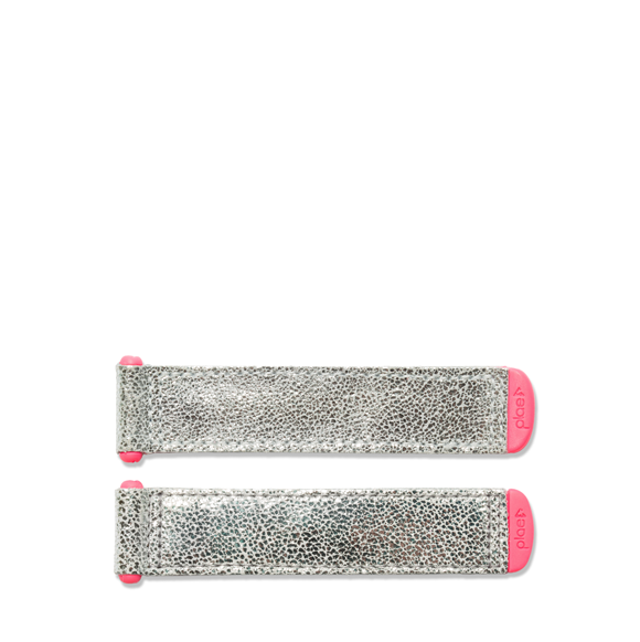 Tabs (2 Pack) – Metallic Suede – Silver