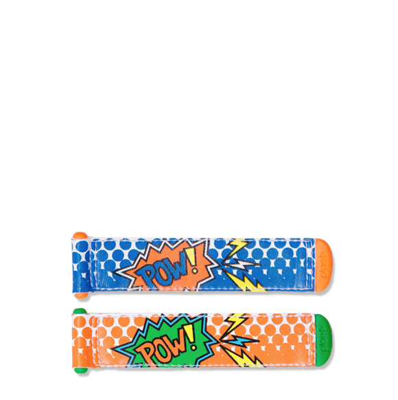 Tabs (2 Pack) – POW! – Orange/Blue